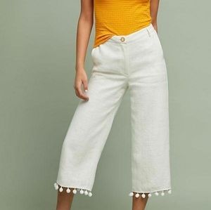 ANTHROPOLOGIE Ett:twa NWT Linen Wide Leg Pants XS